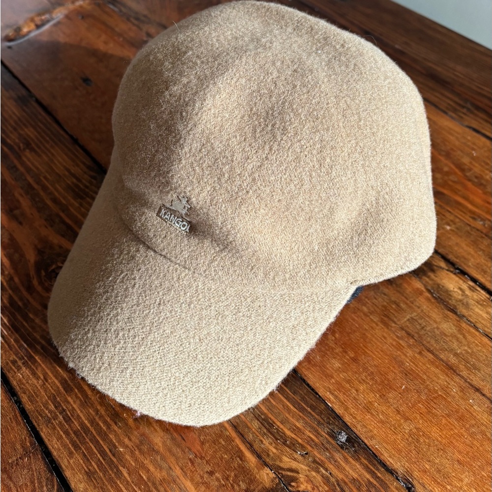 Kangol Tan Wool Cap